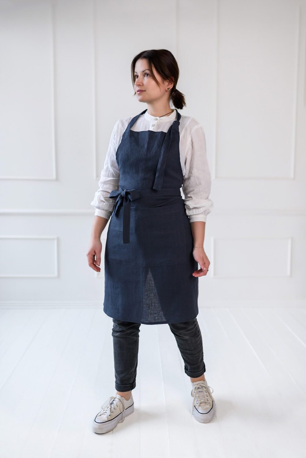 Linen daily apron