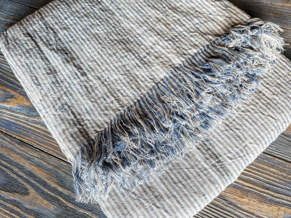 Linen blanket "Stripes"