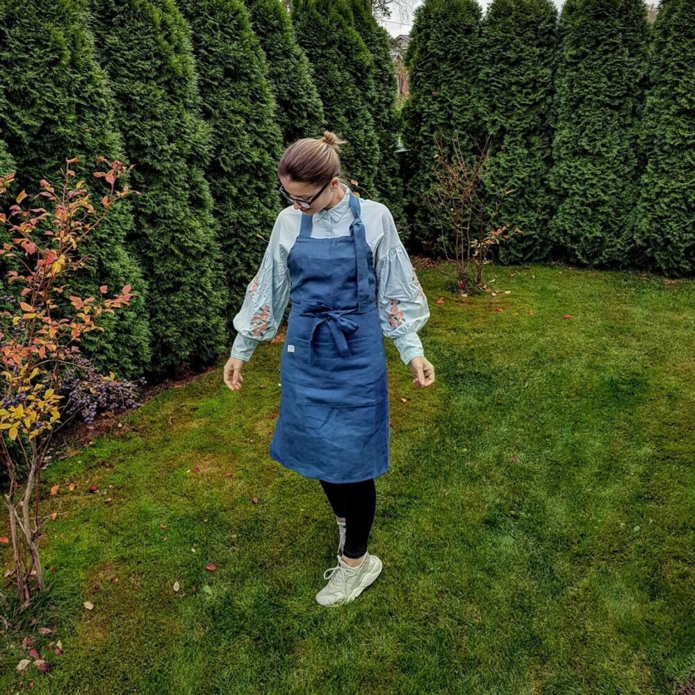 Linen daily apron