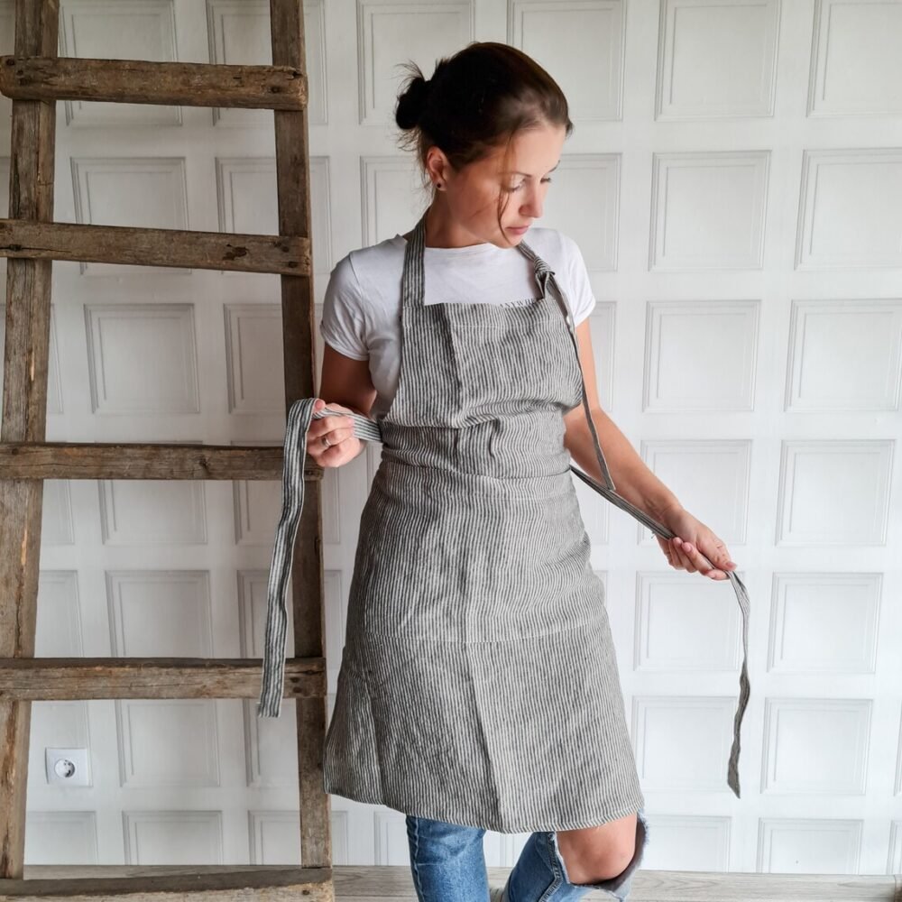 Linen daily apron