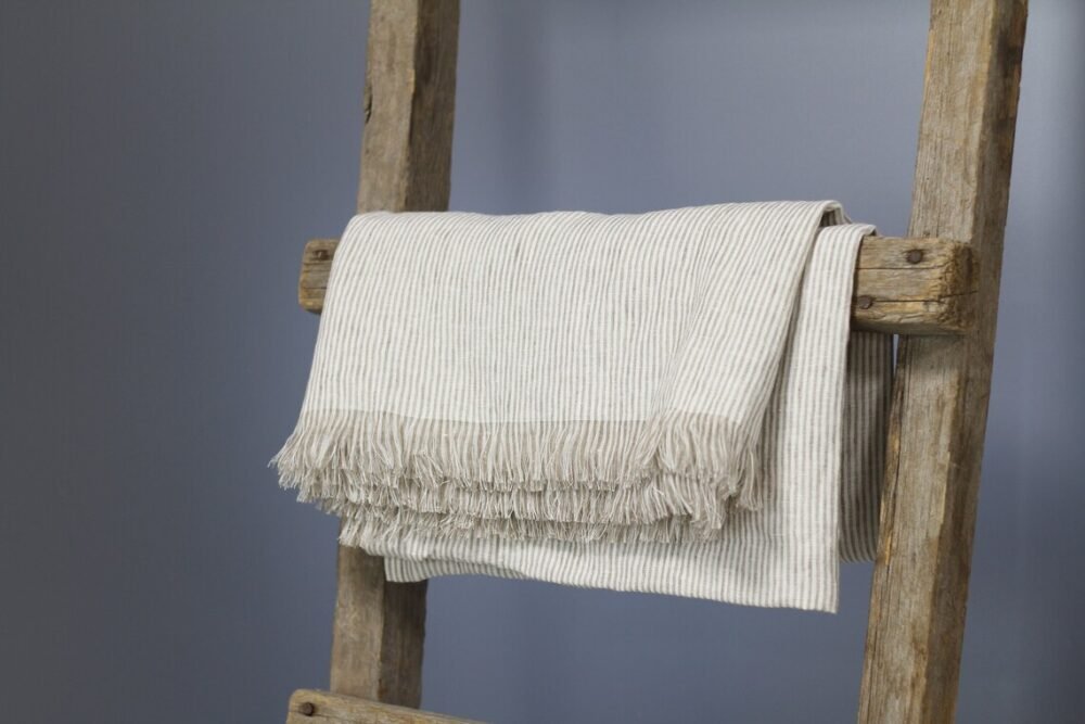 Linen blanket "Stripes"