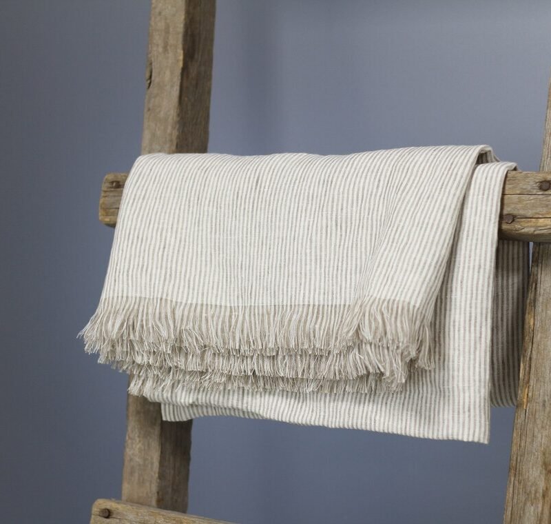 Linen blanket "Stripes"