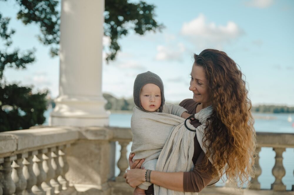 Linen ring sling