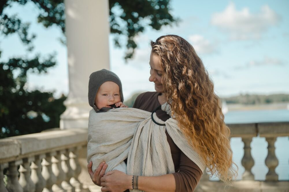 Linen ring sling