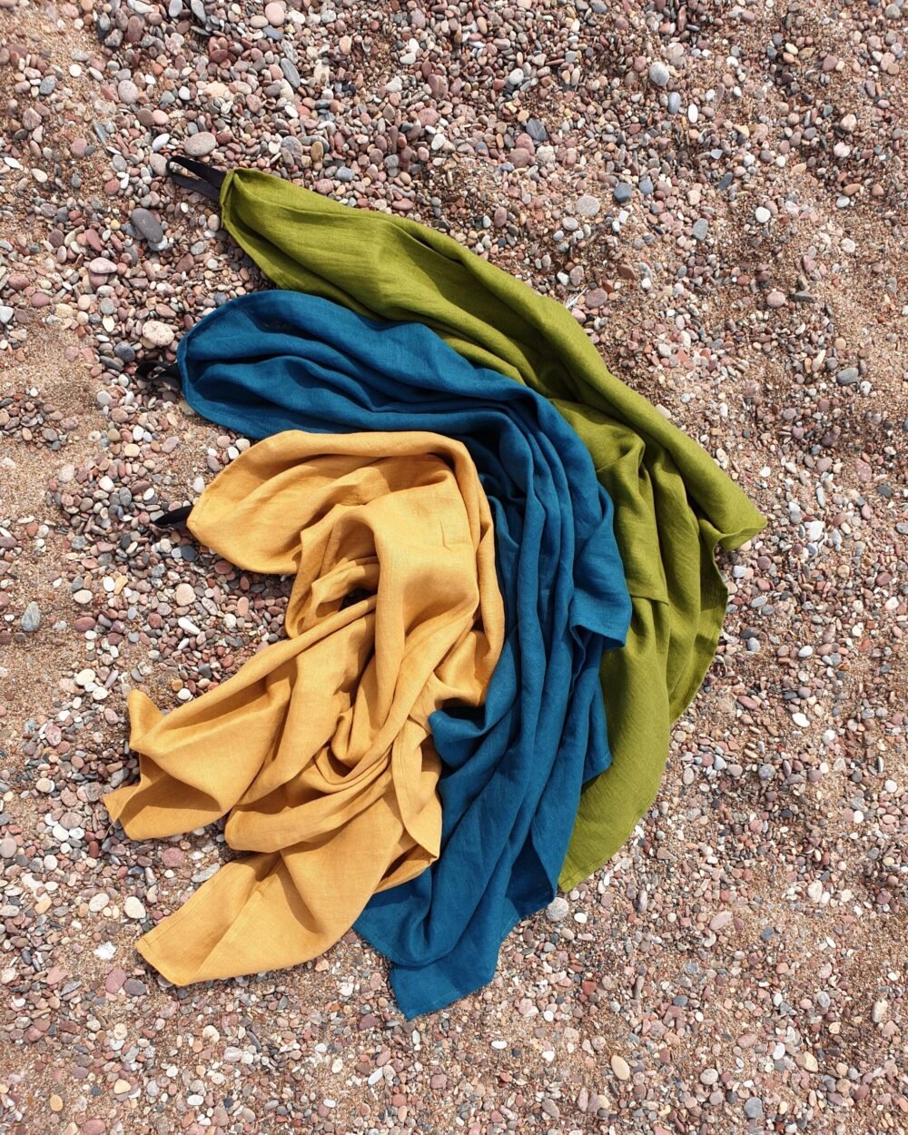 Linen huckaback towel