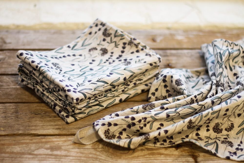Kitchen towel "Lavender flowers"