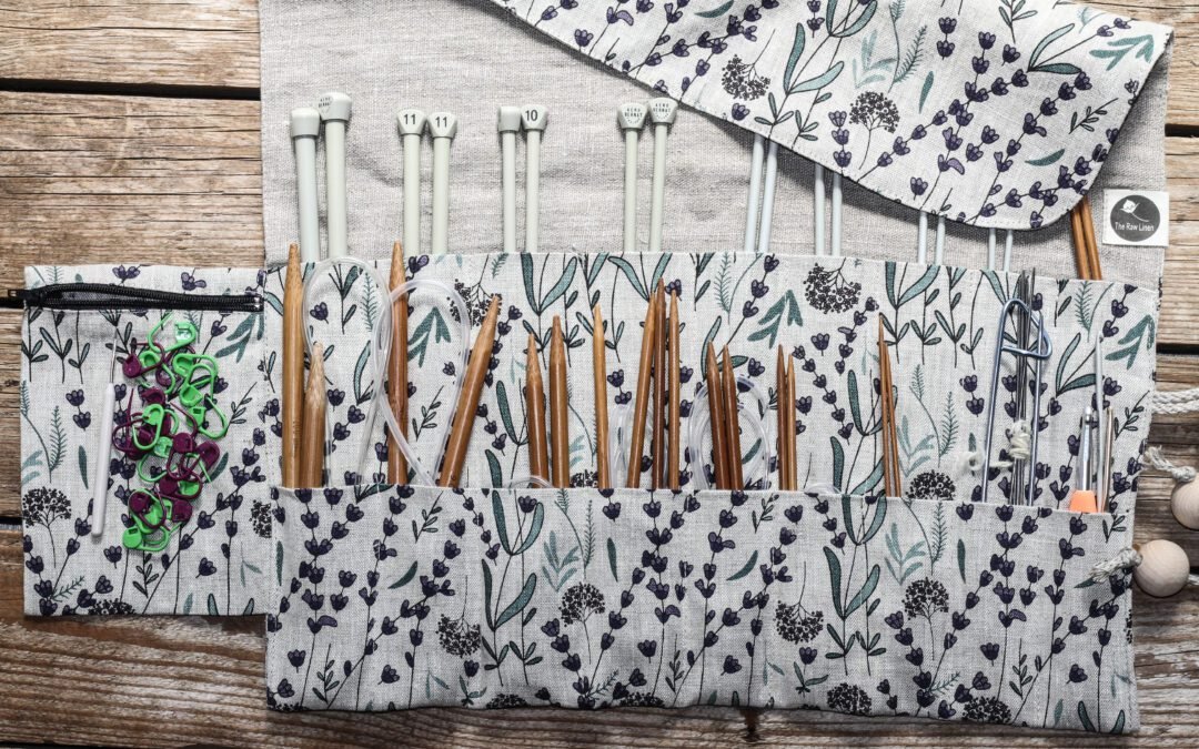 The Versatile and Stylish Linen Knitting Needle Case