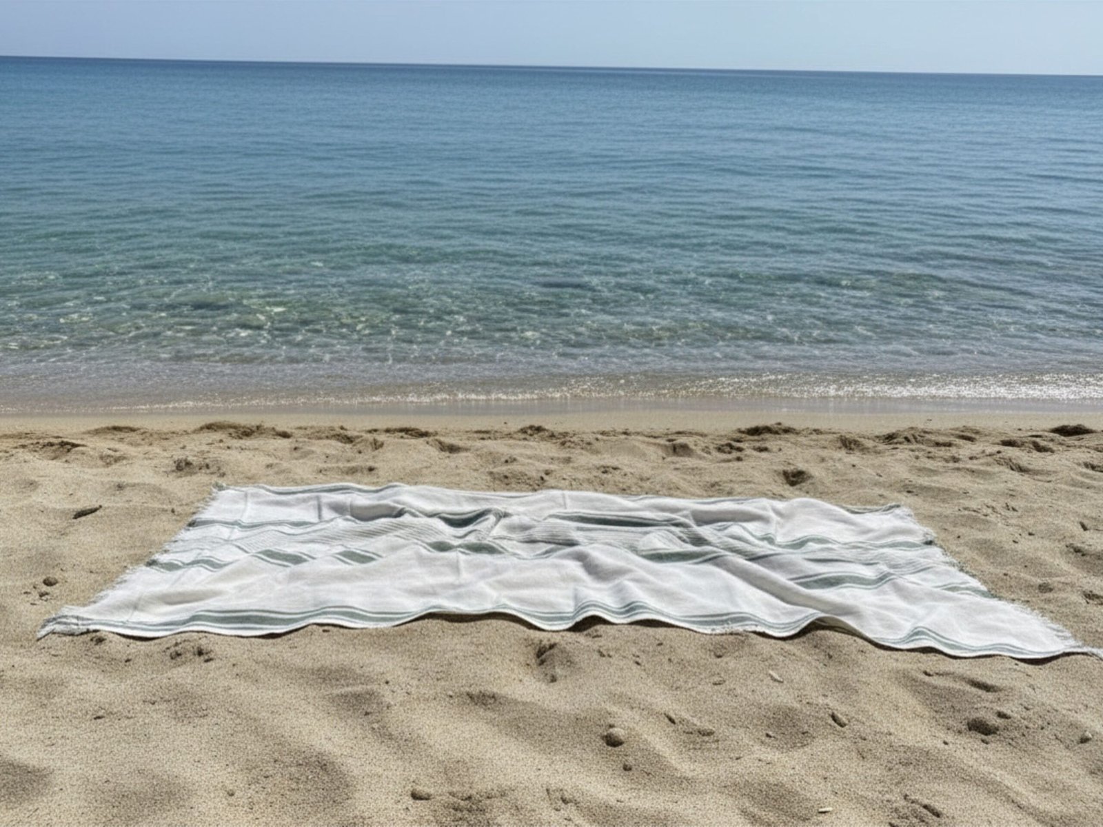 French stripe linen blanket - Image 7